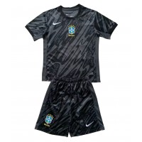 Maglia Calcio Brasile Portiere Seconda Divisa Bambino Copa America 2024 Manica Corta (+ pantaloncini)